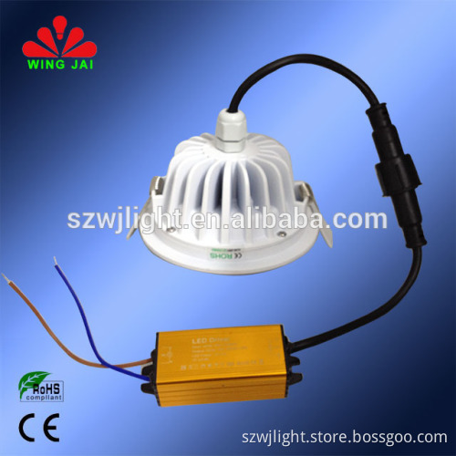 warranty 3 years high quality super bright ip65 waterproof 7w recessed led down light with ce